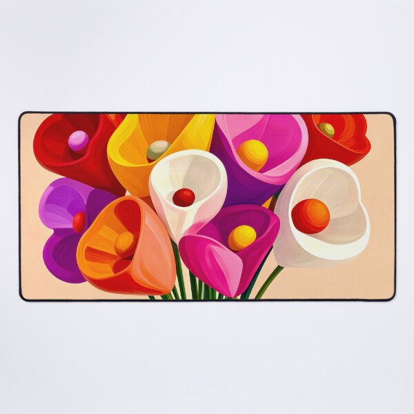 Item preview, Colorful Calla Lily Bouquet designed and sold by Vicky Brago-Mitchell®.