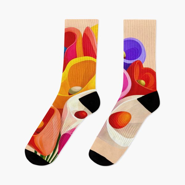 Item preview, Colorful Calla Lily Bouquet  designed and sold by Vicky Brago-Mitchell®.