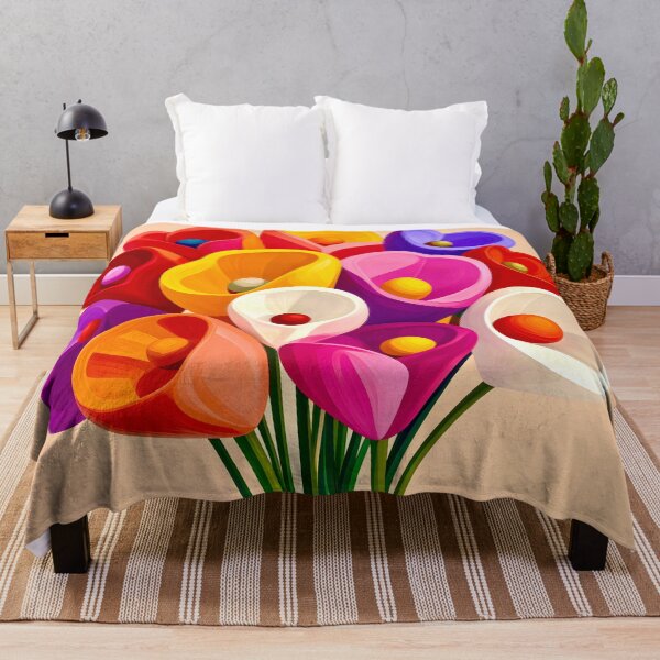Item preview, Colorful Calla Lily Bouquet  designed and sold by Vicky Brago-Mitchell®.