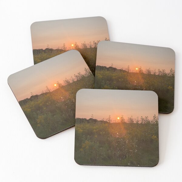Item preview, Sun Set & Field of flowers designed and sold by moynagh.