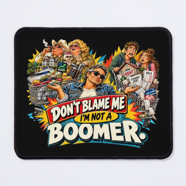 Item preview, Don't Blame Me I'm Not a Baby Boomer designed and sold by Ray's Photos & Art.