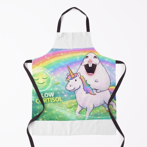 Item preview, Low Cortisol Hamster Unicorn Meme designed and sold by jusyknovoa.