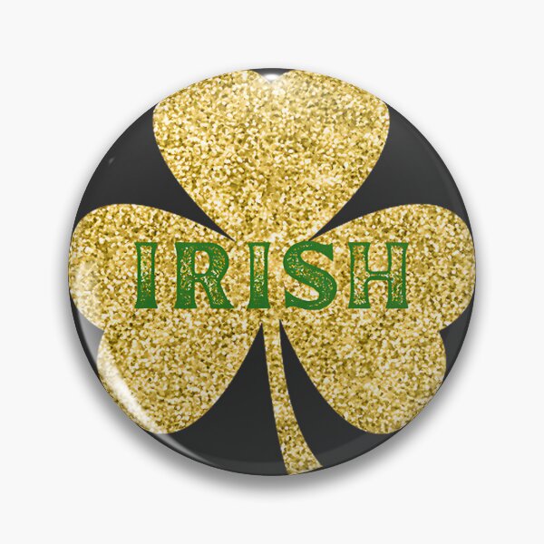 Artikelvorschau, Glitzerndes goldenes irisches Glücksklee-Design für die Feierlichkeiten zum St. Patrick's Day entworfen und verkauft von Abbozuz.