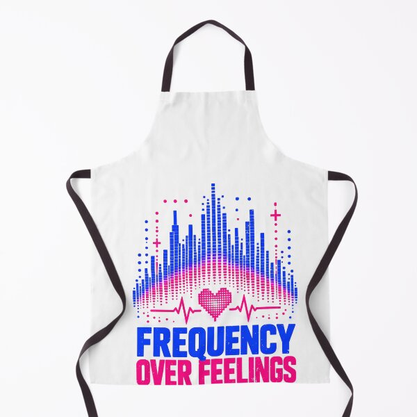 Item preview, Funny Frequency Over Feelings Mental Wellness Music Humor Art designed and sold by elderberry.