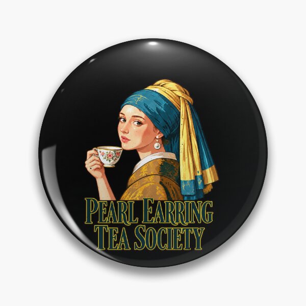Item preview, Pearl Earring Tea Society for Tea Drinkers designed and sold by elderberry.