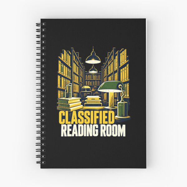 Item preview, Classified Library Reading Room Humor designed and sold by elderberry.