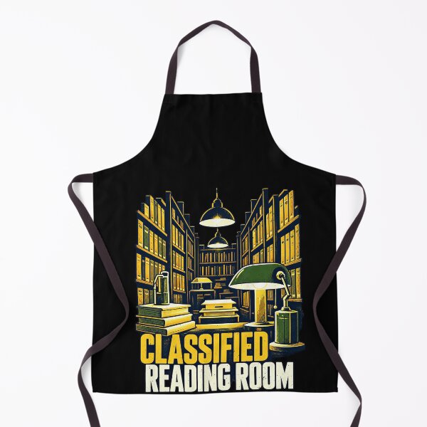 Item preview, Classified Library Reading Room Humor designed and sold by elderberry.