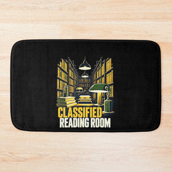 Item preview, Classified Library Reading Room Humor designed and sold by elderberry.