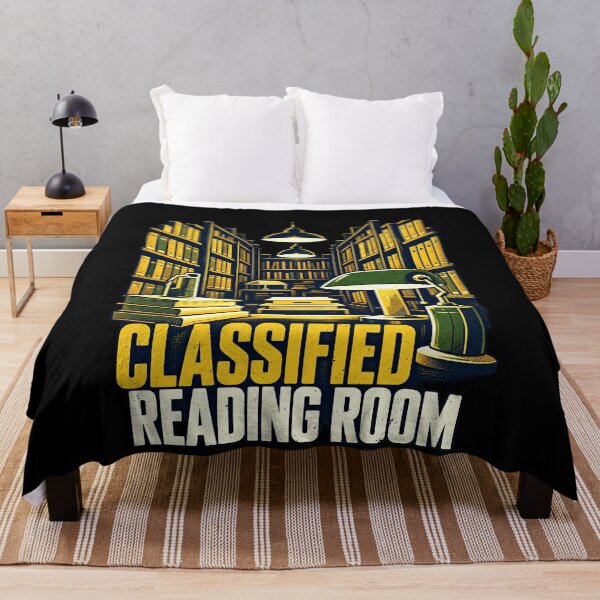 Item preview, Classified Library Reading Room Humor designed and sold by elderberry.