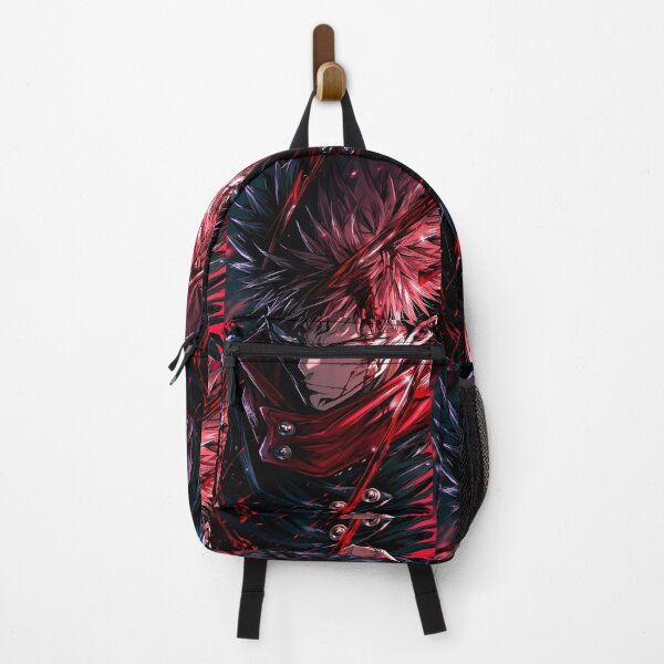 Item preview, Crimson Shadow Warrior – Dark Anime-Inspired Red Energy Fighter designed and sold by Dyan4.