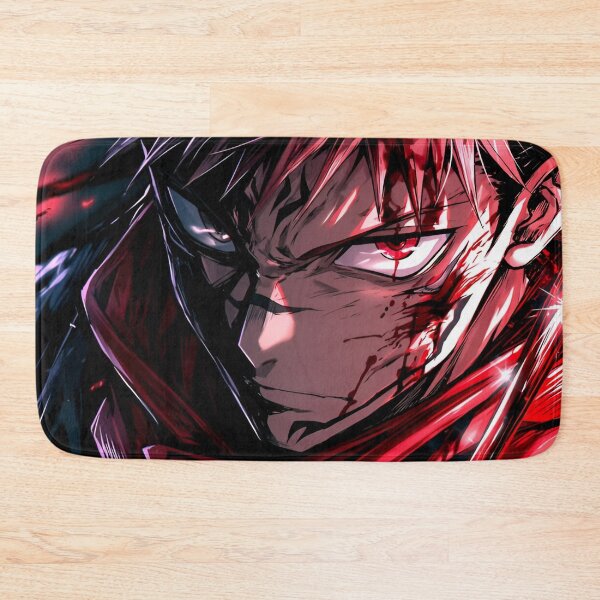 Item preview, Crimson Shadow Warrior – Dark Anime-Inspired Red Energy Fighter designed and sold by Dyan4.