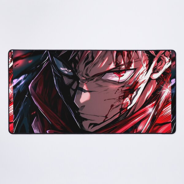 Item preview, Crimson Shadow Warrior – Dark Anime-Inspired Red Energy Fighter designed and sold by Dyan4.