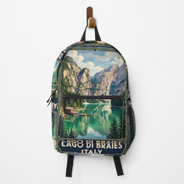 Item preview, Lago di Braies Italy Vintage Travel – Pragser Wildsee Dolomites Rowing Boats designed and sold by Bomax121.