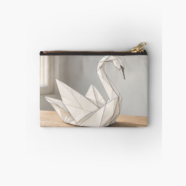 Artikelvorschau, Geometrisches Origami-Schwanenpapier entworfen und verkauft von BlueBerry45.