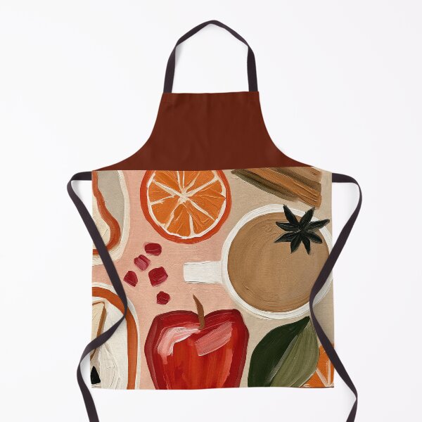 Item preview, Cozy Autumn Coffee with Oranges and Apples in a Vibrant Still Life of Warm Seasonal Colors designed and sold by OlfactoART Studio.
