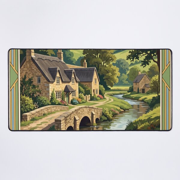 Item preview, Cotswolds England Vintage Travel – Bibury Arlington Row Honey Stone Villages designed and sold by Bomax121.