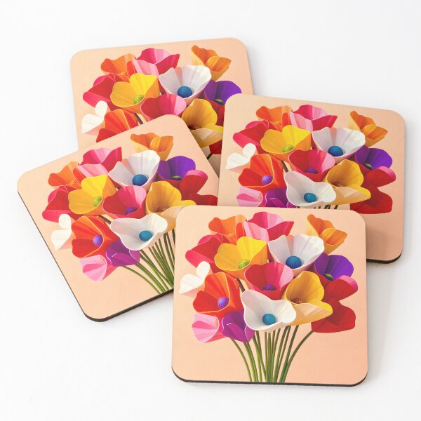 Item preview, Vibrant Bouquet of Colorful Flowers designed and sold by Vicky Brago-Mitchell®.