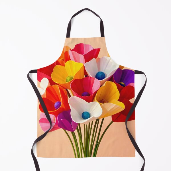 Item preview, Vibrant Bouquet of Colorful Flowers designed and sold by Vicky Brago-Mitchell®.