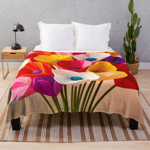 Item preview, Vibrant Bouquet of Colorful Flowers designed and sold by Vicky Brago-Mitchell®.