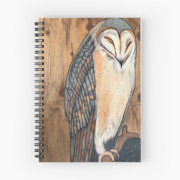 Item preview, Barn Owl on a branch designed and sold by moynagh.
