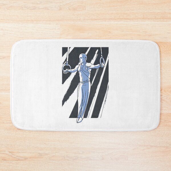 Item preview, Dynamic Gymnastics Silhouette Design for Sports Enthusiasts designed and sold by NishanK.