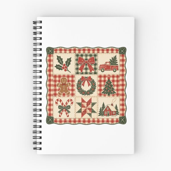 Item preview, Patchwork navideño designed and sold by CampAndCoast.