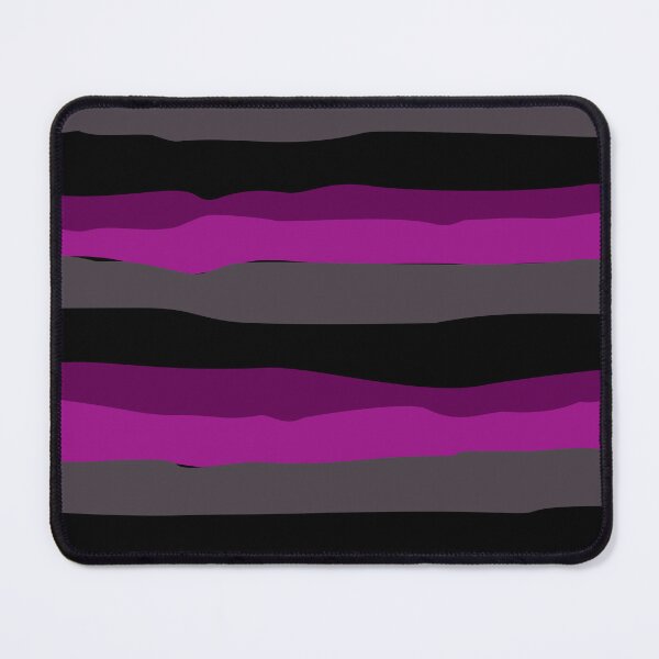Item preview, Black, Purple and Gray Horizontal Organic Stripe Pattern | Dark Minimal Alt Aesthetic with purple and gray | Dark Feminine Y2K with purple and gray designed and sold by dfly-creations.