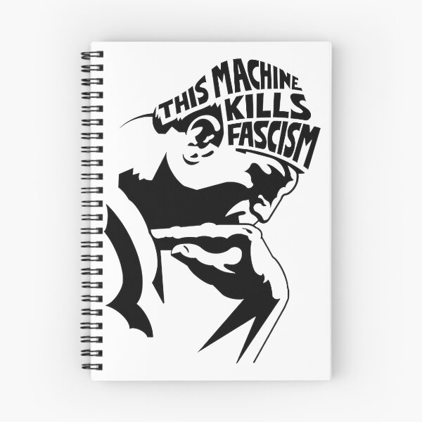 Item preview, This Machine Kills Fascism Vintage Protest Design with Guitar Illustration designed and sold by Really-Alexis.