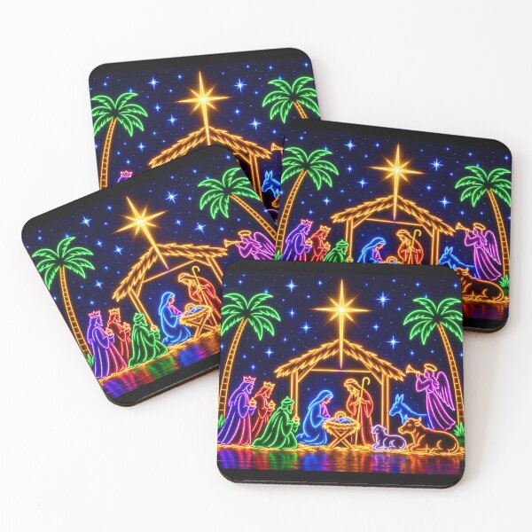 Item preview, Neon Nativity Scene  designed and sold by Imemewell.