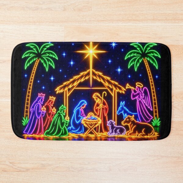 Item preview, Neon Nativity Scene  designed and sold by Imemewell.