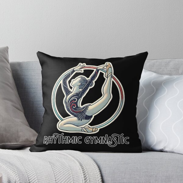 Item preview, Elegant Rhythmic Gymnastics Art Print – Graceful Gymnastics Wall Decor for Enthusiasts and Fans designed and sold by NishanK.