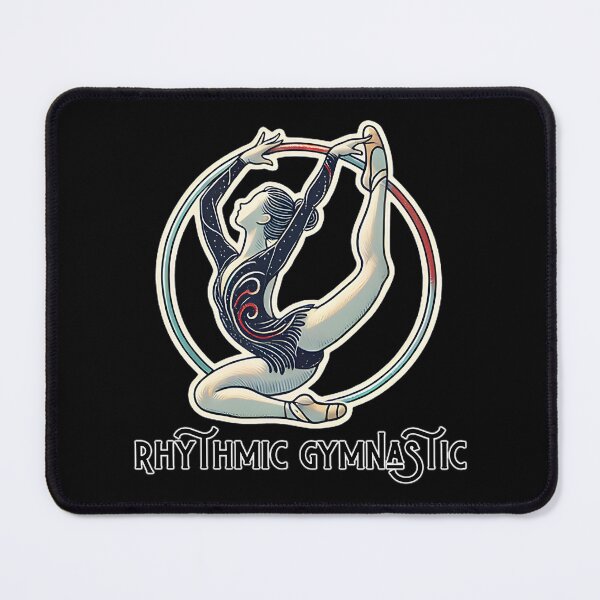Item preview, Elegant Rhythmic Gymnastics Art Print – Graceful Gymnastics Wall Decor for Enthusiasts and Fans designed and sold by NishanK.