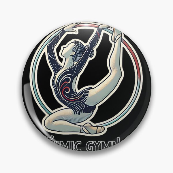 Item preview, Elegant Rhythmic Gymnastics Art Print – Graceful Gymnastics Wall Decor for Enthusiasts and Fans designed and sold by NishanK.