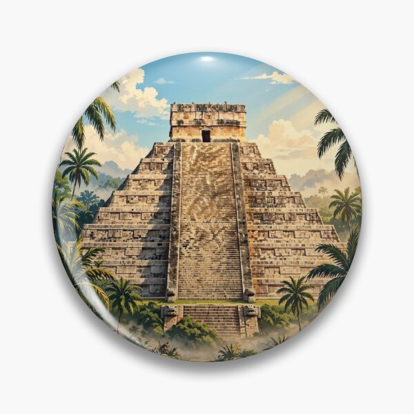 Item preview, Mexico — Chichén Itzá — Mayan Golden Dawn designed and sold by DibujandoPorfa.
