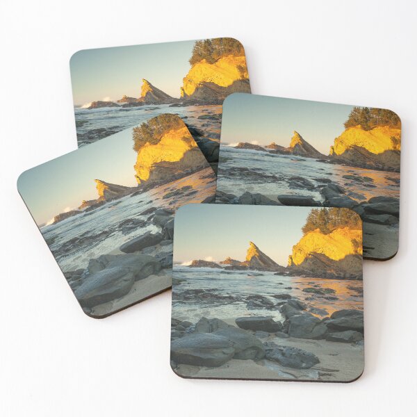 Item preview, Rocky Coastal Landscape at Sunset designed and sold by jklune.