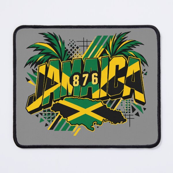 Item preview, Jamaica 876 Jamaican Flag Island Pride designed and sold by freshwear design.