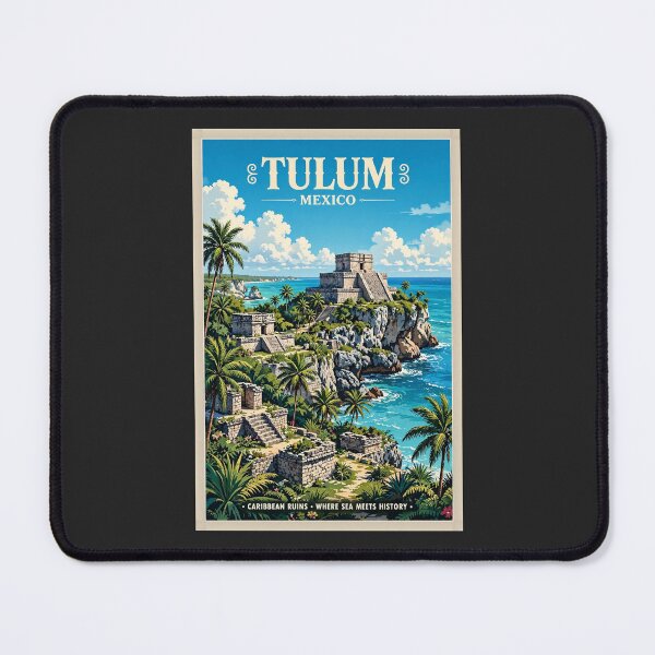 Item preview, Mexico — Tulum — Caribbean Ruins designed and sold by DibujandoPorfa.