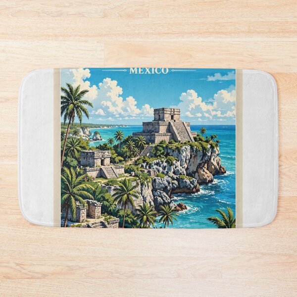 Item preview, Mexico — Tulum — Caribbean Ruins designed and sold by DibujandoPorfa.
