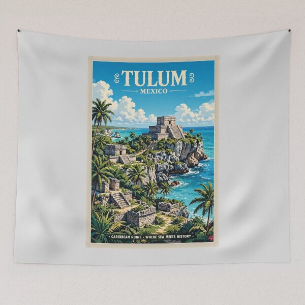 Item preview, Mexico — Tulum — Caribbean Ruins designed and sold by DibujandoPorfa.