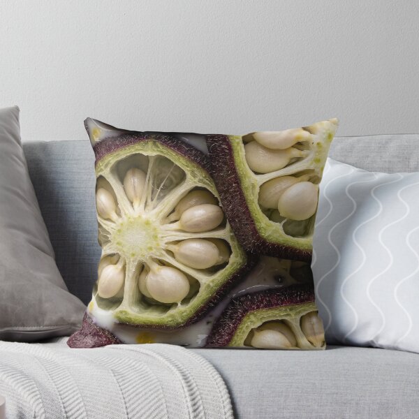 Item preview, Purple Okra Seeds Against Lemon Yogurt designed and sold by ASSEMBLE WONDER.