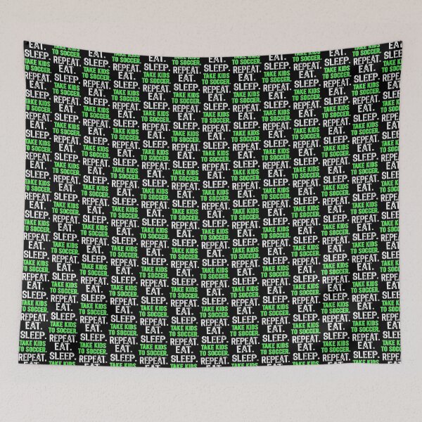 Item preview, Funny Eat Sleep Take Kids to Soccer Mom Dad Gift Design for Parents designed and sold by SRHDesignz.