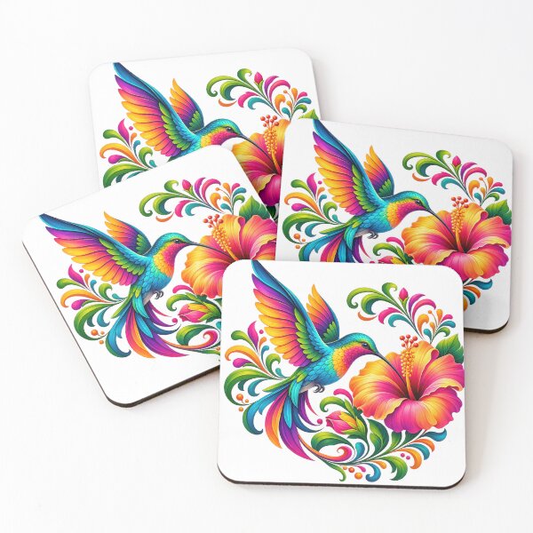 Item preview, Tropical Hummingbird Hibiscus designed and sold by syotos-ai.