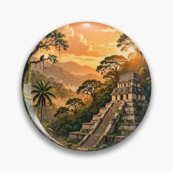 Item preview, Mexico — Palenque — Jungle Kingdom designed and sold by DibujandoPorfa.