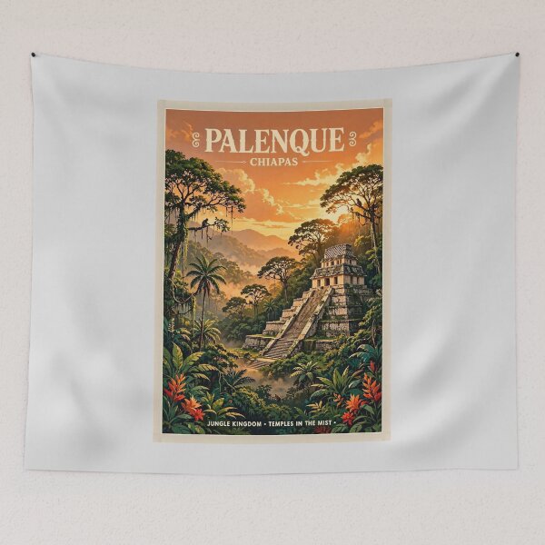 Item preview, Mexico — Palenque — Jungle Kingdom designed and sold by DibujandoPorfa.
