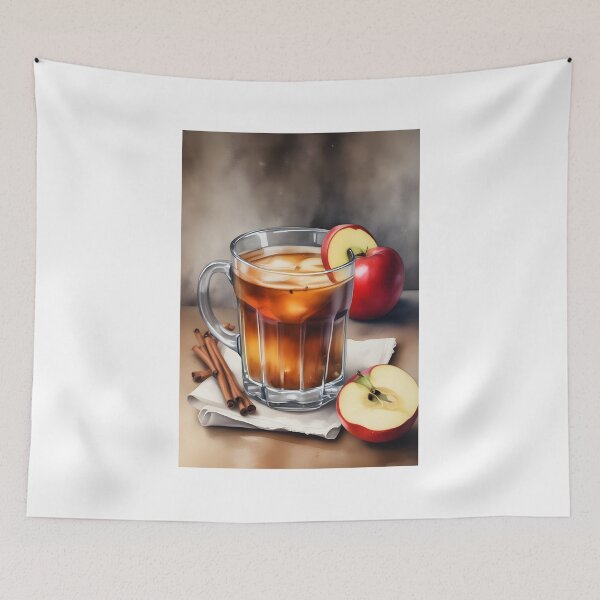 Item preview, Hot Apple Cider Watercolor designed and sold by ChromaLens.