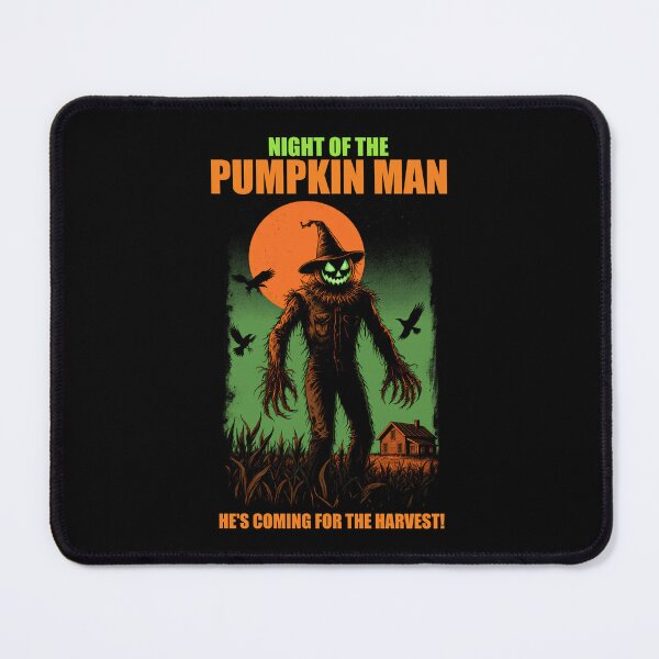 Item preview, Night of the Pumpkin Man Retro Halloween Horror Poster designed and sold by Stupid Shirts.