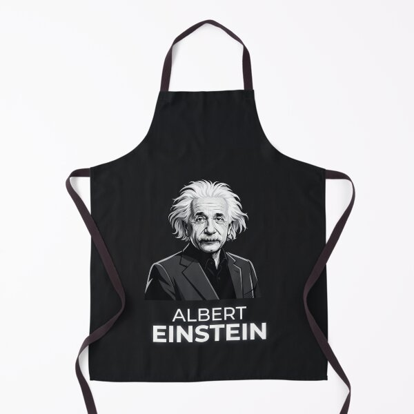 Item preview, Albert Einstein Genius Portrait Black And White Illustration designed and sold by Owcomm.