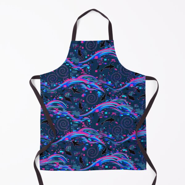 Artikelvorschau, Glitch Wave – Cyberjapanisches Wellenmuster | Hashola Designs entworfen und verkauft von Hashola Designs.