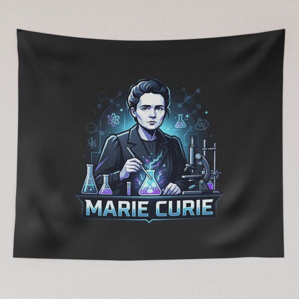 Item preview, Marie Curie Physics And Chemistry Genius Portrait    designed and sold by Owcomm.