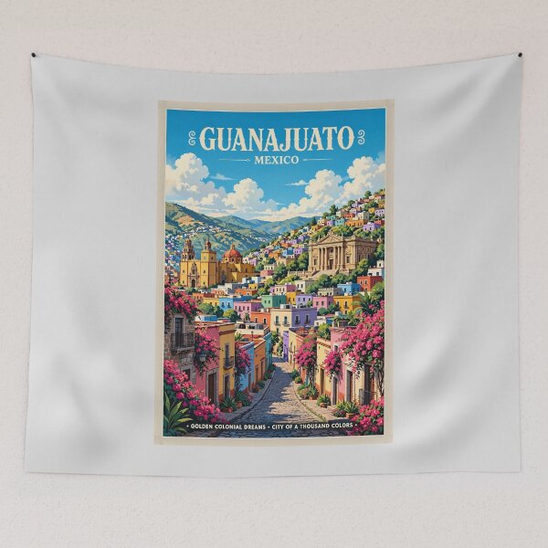 Item preview, Mexico — Guanajuato — Golden Colonial Dreams designed and sold by DibujandoPorfa.